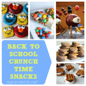 back to school crunch time snacks