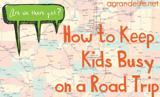 how to keep kids busy on a road trip