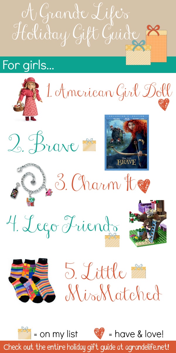 holiday gift guide for girls