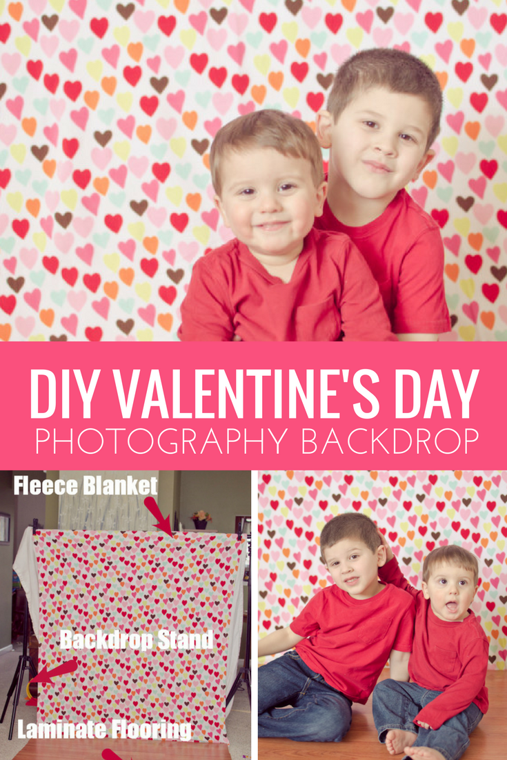 DIY Valentine's Day Photography Backdrop