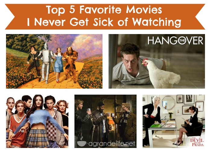 top 5 favorite movies
