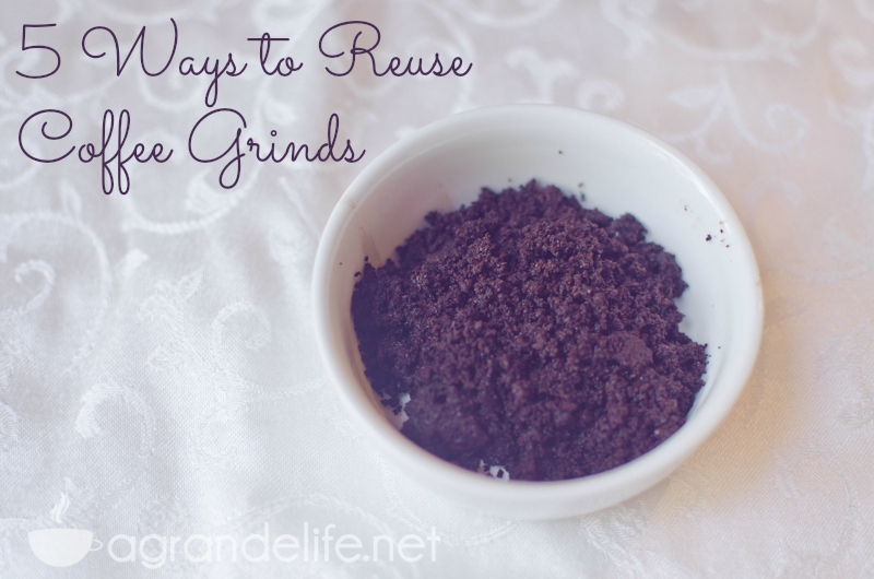 5 ways to reuse coffee grinds