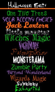 13 free halloween fonts