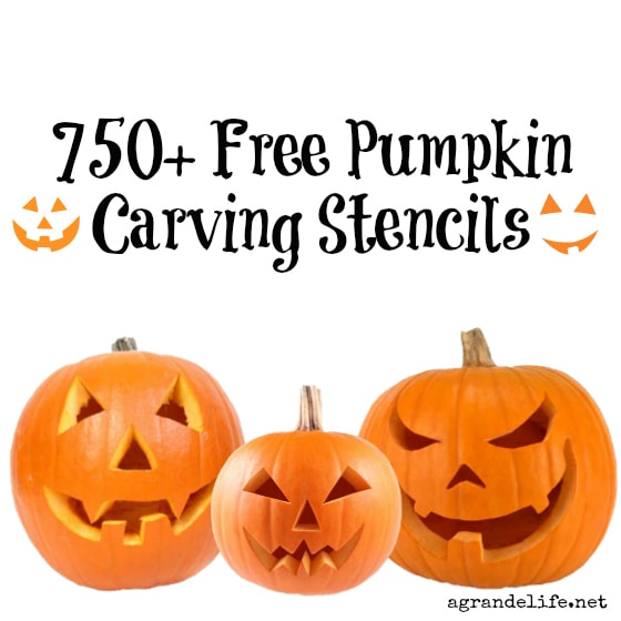 750+ Free Pumpkin Carving Stencils