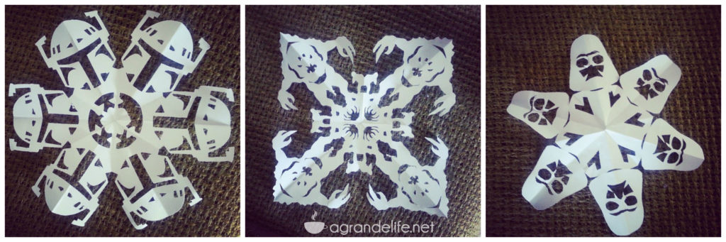 star wars paper snowflake templates