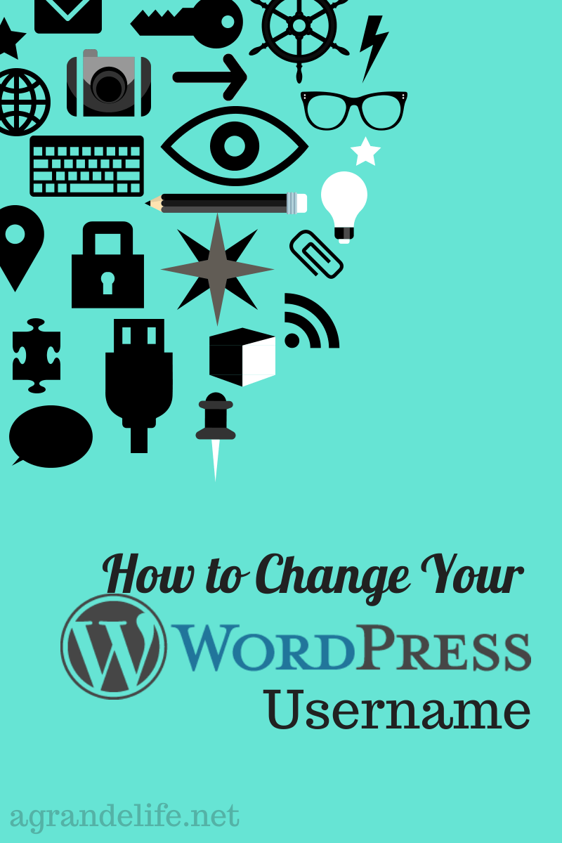 how to change your wordpress username