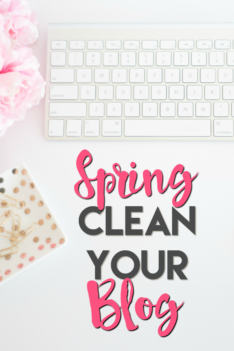 spring clean your blog 2
