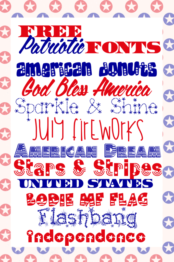 free patriotic fonts