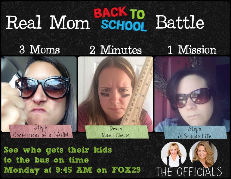 Real Mom Back to School Battle