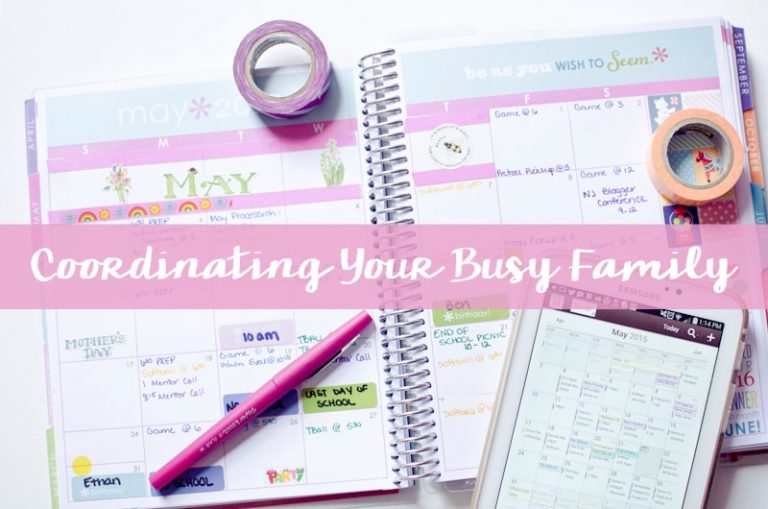 Plan with Me: Coordinating Your Busy Family