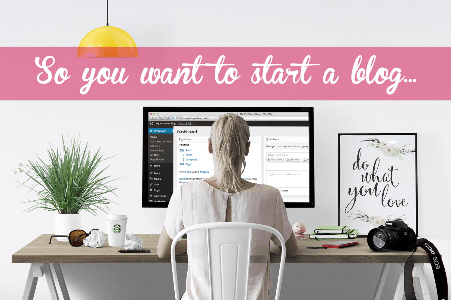 so you want to start a blog...here's what you need