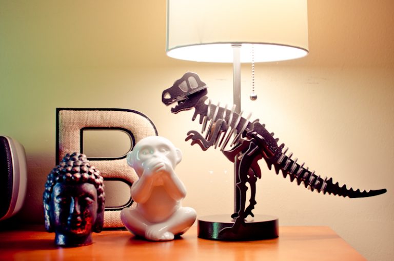 DIY Dinosaur Lamp for Less Than $30!