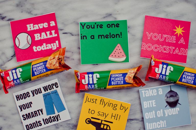 Power Through the School Day with Jif™Bars + Lunchbox Notes!