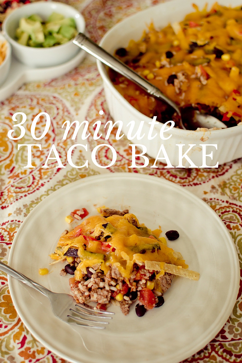 30 minute taco bake