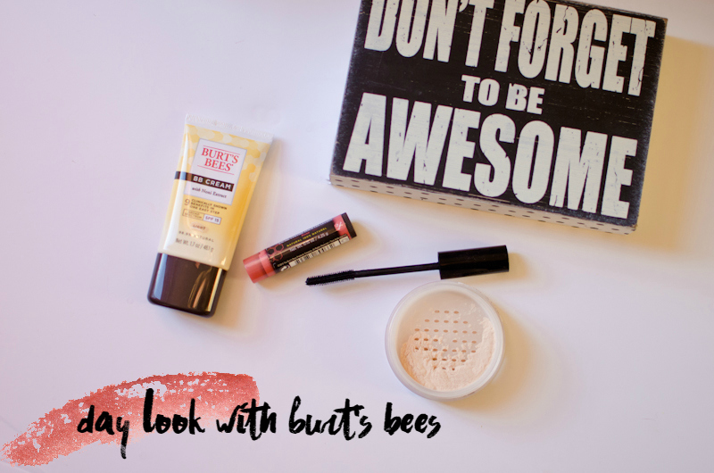 day look with burts bees