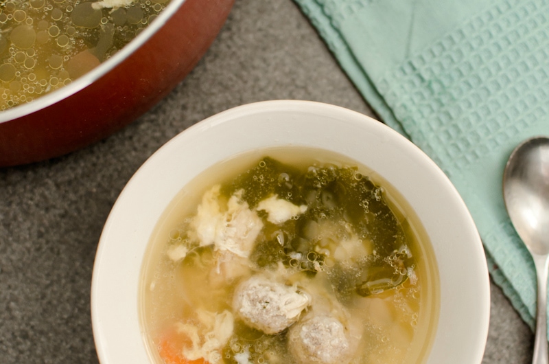 easy italian wedding soup recipe featured