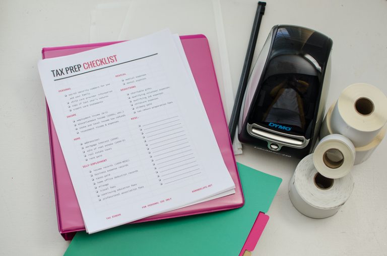 Plan with Me: How to Create a Tax Prep Binder