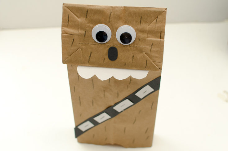 Chewbacca Paper Bag Puppet