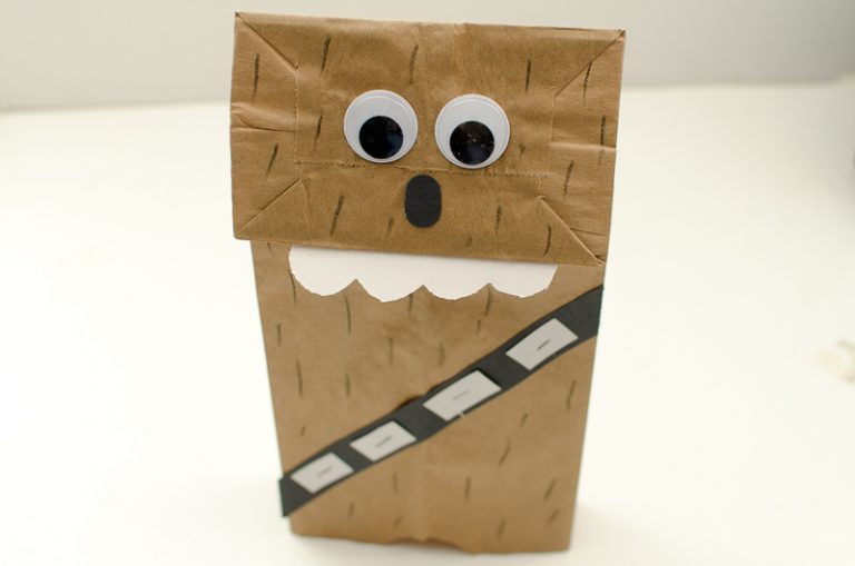 Chewbacca Paper Bag Puppet