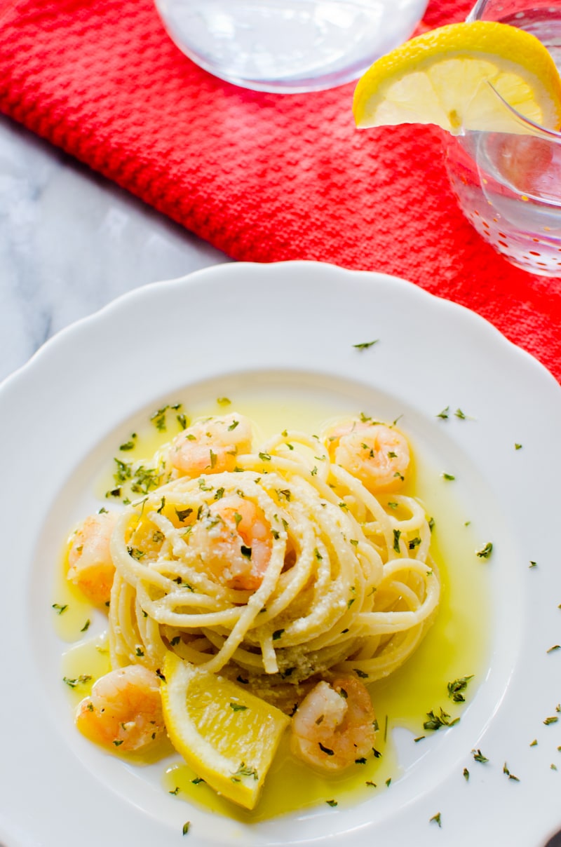 Lemon Spaghetti with Shrimp-6