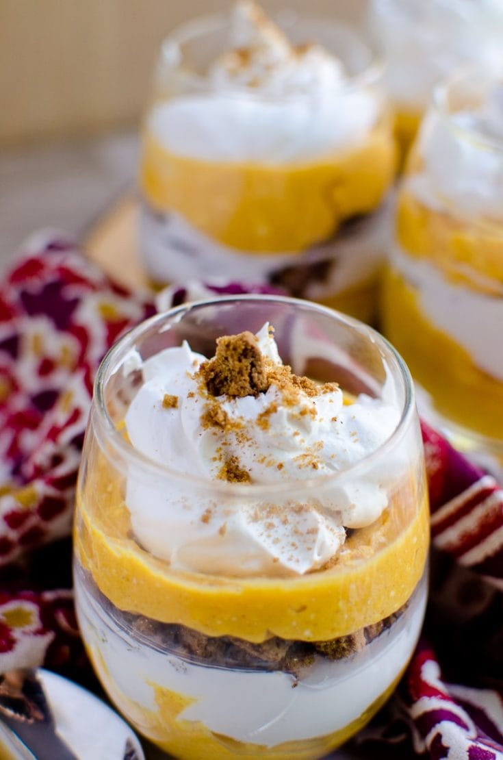 Pumpkin Cream Pie Trifles