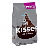 HERSHEY'S KISSES Milk Chocolate Candy Party Bag, 2 Pounds