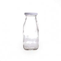  Vintage Glass Milk Bottles